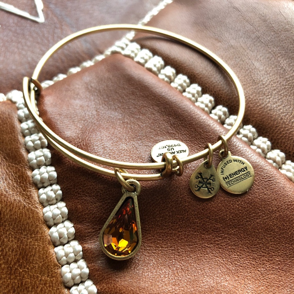 Alex and Ani Topaz Swarovski Bracelet